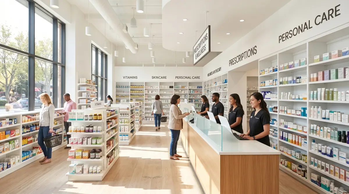 Mostrador de Farmacias del Ahorro en México — Glycogen Plus no se distribuye en cadenas físicas